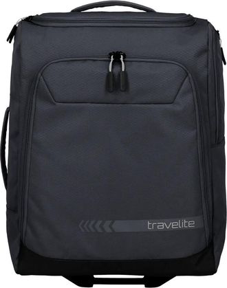 Travelite Koffer TRAVELITE Kick Off S, Damen, Gr. B/H/T: 55cm x 40cm x 20cm 44 l, grau (anthrazit), Polyester, Koffer Koffer