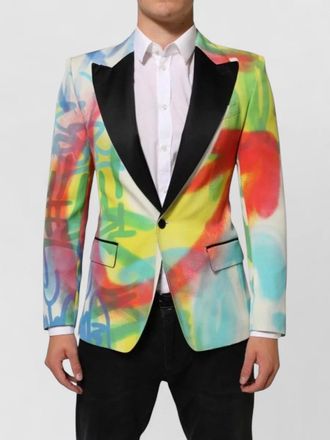 Dolce & Gabbana silk blend single-breasted blazer