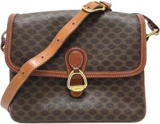 Celine Pre-owned Cross Body Bags, female, Brown, Size: ONE SIZE Pre-owned Vintage Shoulder Bag