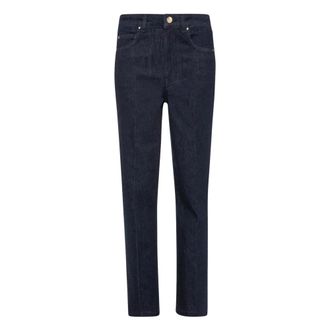 Fracomina Jeans Regular con Strass - - Jeans - Donna - Blu - W26