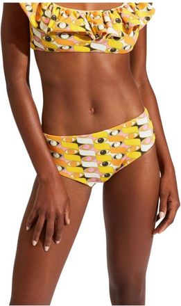 La DoubleJ Boy Briefs met Volledige Bedekking - Dames - Bikinis - Geel - 2XS - Badmode
