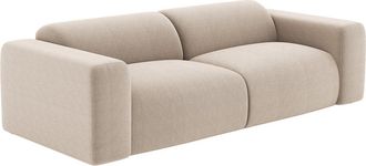 Vente-Unique Sof&aacute; de 4 plazas de pana beige POGNI de Maison C&eacute;phy