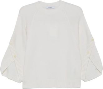 Max Mara Top con bottoni - Toni neutri