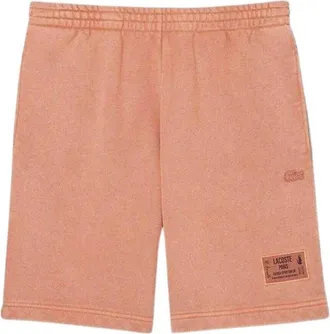 Lacoste Heren Fleece Sweat Shorts (Latte)