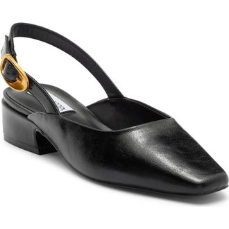 Steve Madden Diona Slingback Pump in Black Patent at Nordstrom Rack, Size 7.5