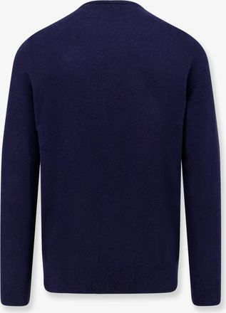 Polo Ralph Lauren Mens Crew-Neck Wool Sweater Blue