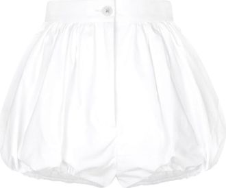 Dolce & Gabbana High-rise cotton shorts - women - Cotton - 44 - White