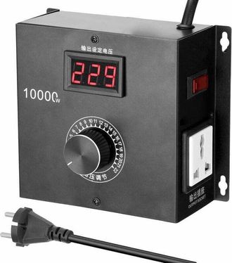 OEM Controlador De Voltaje Variable Dom&eacute;stico De 10000 W, Compacto, Port&aacute;til, Con Velocidad Y Temperatura Ajustables