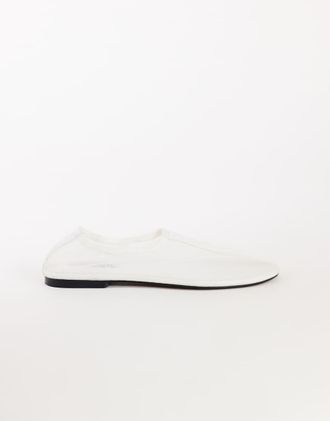 Topshop Blake ballerine in rete bianco sporco