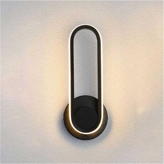 Trade Shop Trade Shop - Applique Led Girevole 9w 3 Step Luce 3000k 4000k 6000k Lampada Elegante Muro 230v