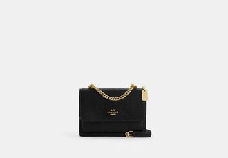 Coach Womens Mini Klare Crossbody Bag in Black | Leather