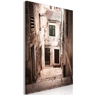 Artgeist Immagine - Strada Retr&ograve; (1 Parte) Verticale