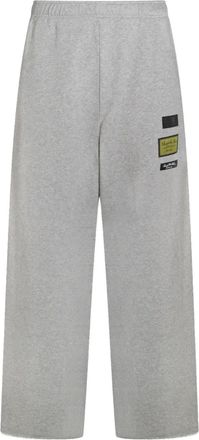 Maison Margiela patch-pocket track pants - men - Cotton - M - Grey