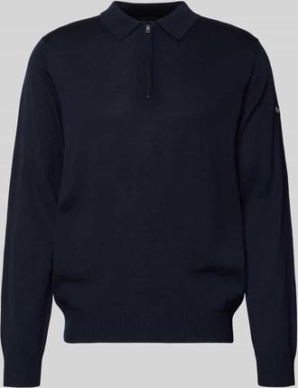 Maerz MAERZ Muenchen Strickpullover aus Merinowolle in Marine, Größe 48