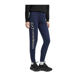 Emporio Armani Pantalones de ch&aacute;ndal - Trousers - Mujer - Azul - M