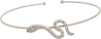 Meshmerise 18K Plated 0.10 Ct. Tw. Diamond Bangle Bracelet