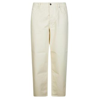 Stone Island Loose-fit Jeans, male, Beige, Size: W34 J100006 Loose-fit Jeans