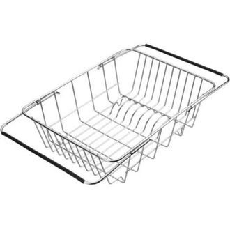 OEM Escurridor De Platos De Acero Inoxidable, Cesta De Secado Extensible Para Frutas, Verduras, Ollas, Platos Y Utensilios De Cocina (arco De Malla) - Cre
