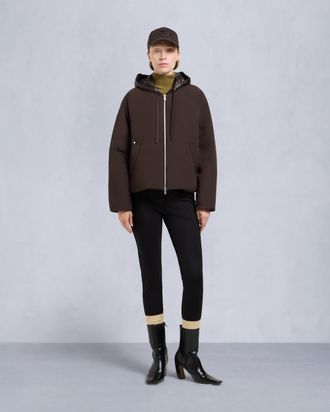Moose Knuckles Womens Tegan Down Bomber Jacket
