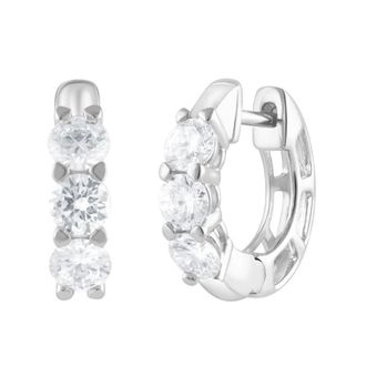 Grown Brilliance 14KT White Gold 1.00 Carat Lab Grown Diamond Stud Earrings for Women