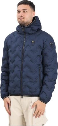 Blauer Piumino Piery - Heren - Winterjassen - Blauw - XL - Leer - Jassen