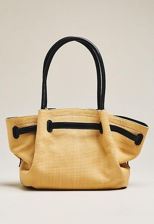 JW PEI Hana Medium Faux Straw Tote Bag