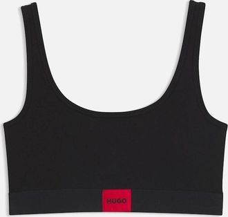 HUGO BOSS Womens Red Label Bralette - Black - Size: 2XL