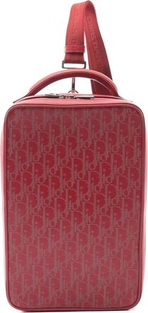 Dior 10s logo-pattern shoulder bag - Red