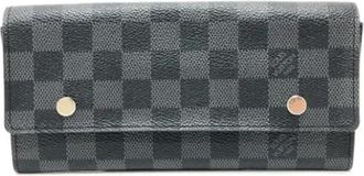 Louis Vuitton Pre-owned Long Wallet (Bi-fold) - unisex - Vintage Accessoires - Zwart - ONE Size - Vintage