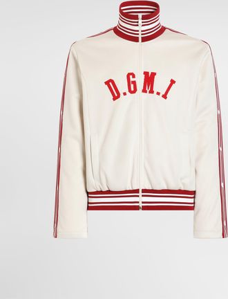 Dolce & Gabbana Technical Piqu&eacute; Sweatshirt - Man Sweatshirts Beige 46