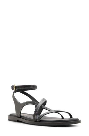 G.H. Bass & Co. Palmer Ankle Strap Sandal in Black at Nordstrom, Size 9.5