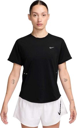 Nike Dames/Dames Swift Dri-FIT Hardloop-T-shirt (Zwart)