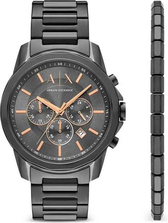 A|X Armani Exchange tondo 44mm - Grigio