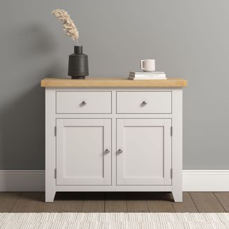Seconique Windsor 2 Door 2 Drawer Sideboard (Fully Assembled) in Ivory