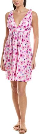 Carmen Marc Valvo Draped Cover-Up Dress