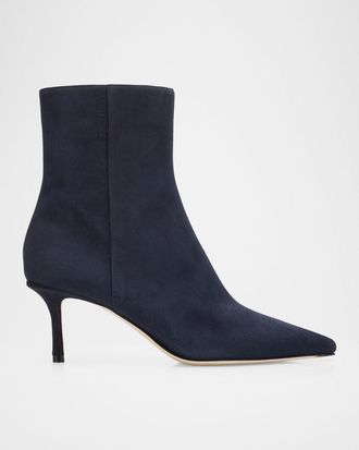 Jimmy Choo London 70mm Camile Suede Ankle Boots