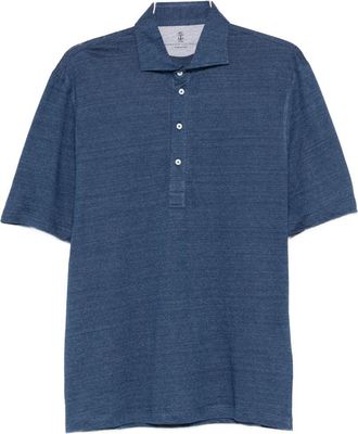 Brunello Cucinelli Brunello Cucinelli Linen And Cotton Polo Shirt