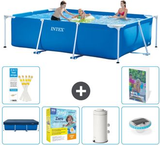 Intex Piscina Con Estructura Rectangular - 300x200x75 Cm - 7-piezas S32
