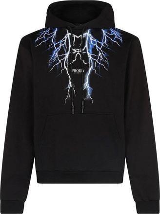 Phobia Archive Lightning Hoodie - Heren - Hoodies - Zwart - XL - Katoen - Hoodies & sweatvesten