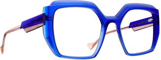 Caroline Abram Peggy Optisch Montuur - unisex - Brillen - Blauw - 51 MM - Accessoires