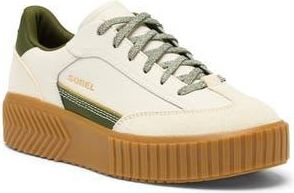 Sorel Ona Ave T-Toe Platform Sneaker in Chalk/Utility Green at Nordstrom Rack, Size 5.5