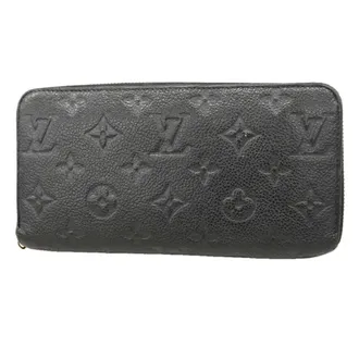 Louis Vuitton Noir Long Wallet (Bi-Fold) (Pre-Owned)