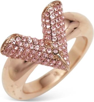 Louis Vuitton Anello Essential V con strass - Rosa