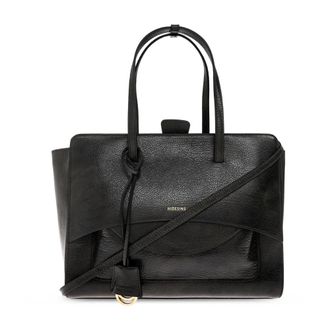 Hidesins Borsa Grande con Patta - - Bags - Donna - Verde - ONE SIZE