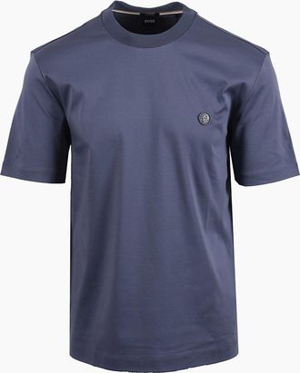 HUGO BOSS Mens Boss Black C TAUT T-SHIRT OPEN BLUE - Navy - Size: 38