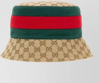 Gucci logo-pattern bucket hat