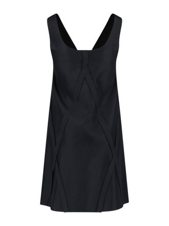 Maison Margiela Womens Dresses Black Acetate