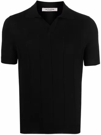 La Fileria Polo a coste - Nero