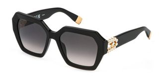 Furla SFU880S 700S Mens Sunglasses Black Size 55