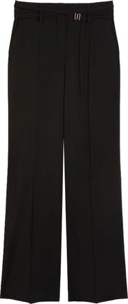 Sportmax Black Cera High-Waisted Wide-Leg Pants
